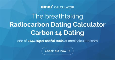 Radiocarbon Dating Calculator.